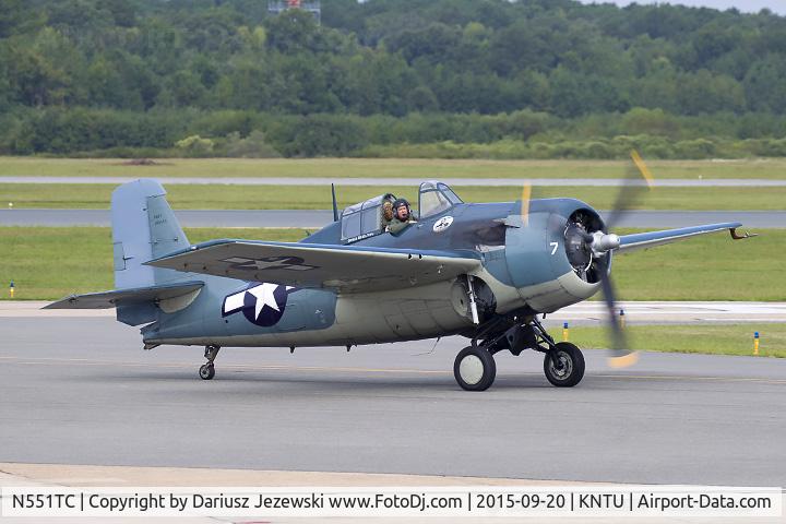 N551TC, 1944 General Motors (Grumman) FM-2 Wildcat C/N 47160, Grumman FM-2 Wildcat  C/N 47160, N551TC