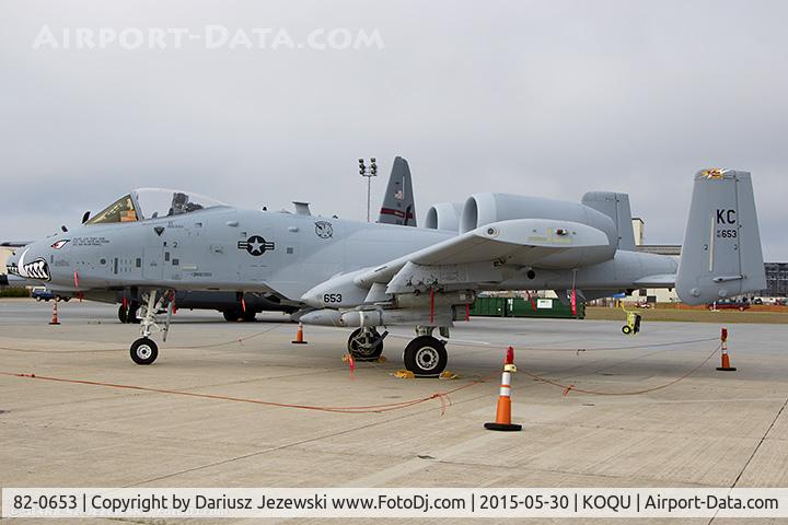 82-0653, 1982 Fairchild Republic A-10C Thunderbolt II C/N A10-0701, A-10C Thunderbolt 82-0653 KC from 303rd FS 