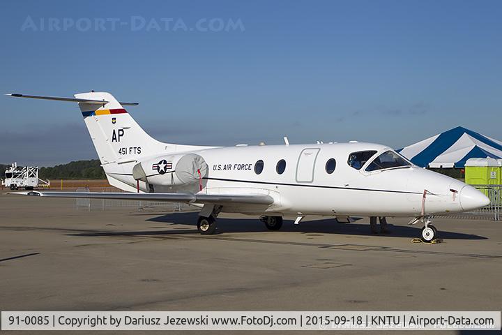 91-0085, Beech T-1 Jayhawk C/N TT-026, T-1A Jayhawk 91-0085 AP from 451st FTS 479th FTG NAS Pensacola, FL