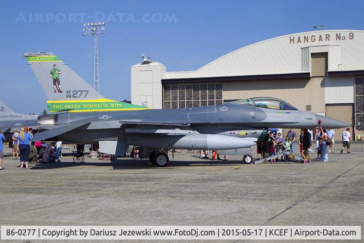 86-0277, 1986 General Dynamics F-16C Fighting Falcon C/N 5C-383, F-16C Fighting Falcon 86-0277  from 134th FS 