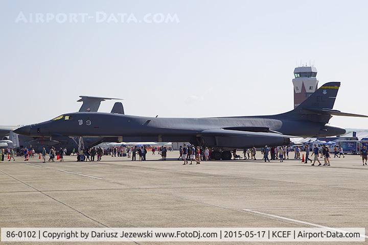 86-0102, 1986 Rockwell B-1B Lancer C/N 62, B-1B Lancer 86-0102 EL from 37th BS 