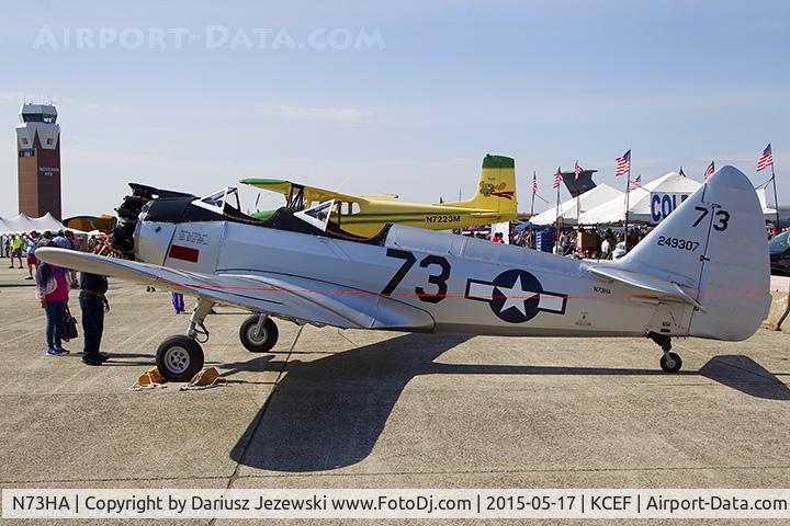 N73HA, 1943 Fairchild (Howard) PT-23A Cornell (M-62C) C/N 331HO, Fairchild M-62C (PT-23A)  C/N 331H0, N73HA