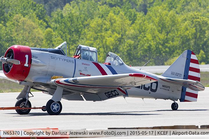 N65370, 1941 North American SNJ-2 Texan C/N 2562, North American SNJ-2 Texan  C/N 2562 - Geico Skytypers, N65370