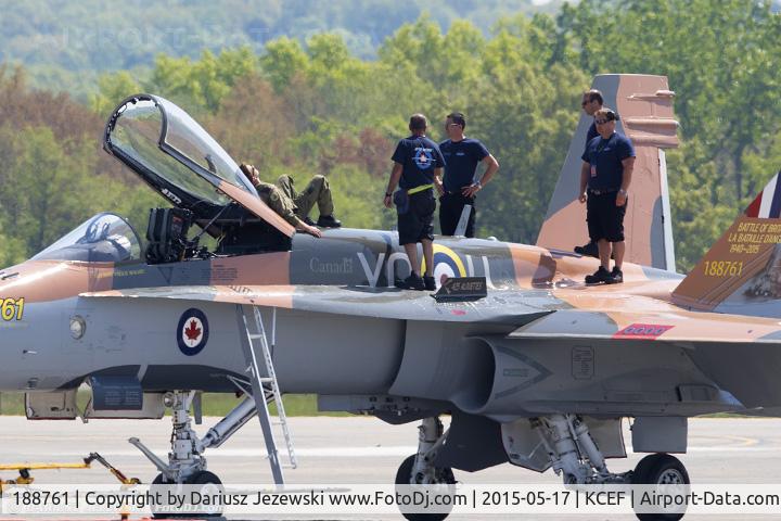 188761, 1986 McDonnell Douglas CF-188A Hornet C/N 417/A346, CAF CF-188 Hornet 188761  from 425 TFS 