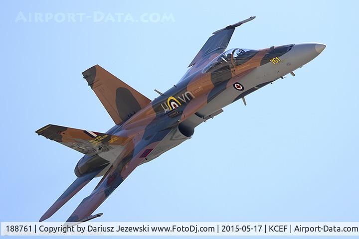 188761, 1986 McDonnell Douglas CF-188A Hornet C/N 417/A346, CAF CF-188 Hornet 188761  from 425 TFS 
