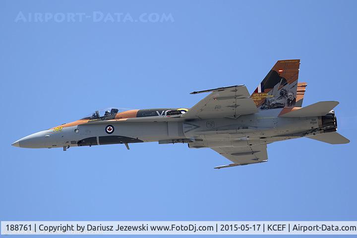 188761, 1986 McDonnell Douglas CF-188A Hornet C/N 417/A346, CAF CF-188 Hornet 188761  from 425 TFS 