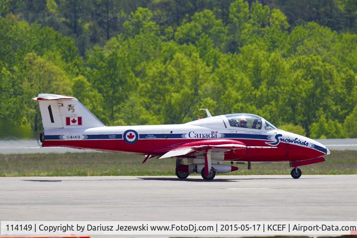 114149, Canadair CT-114 Tutor C/N 1149, CAF CT-114 Tutor 114149 C/N 1149 from Snowbirds Demo Team 15 Wing CFB Moose Jaw, SK