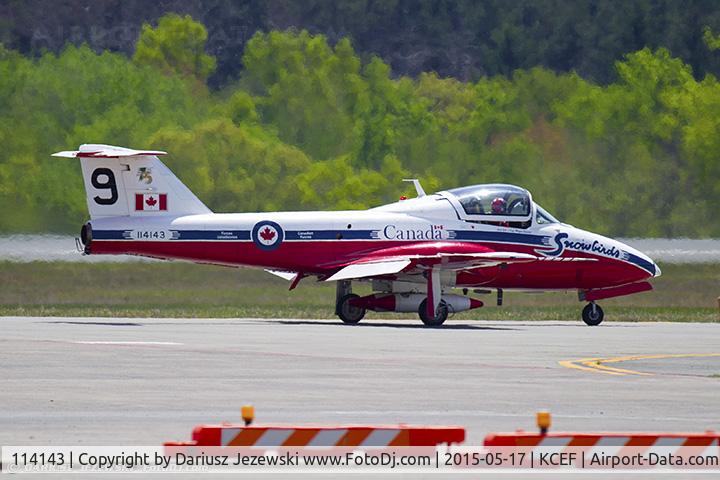 114143, Canadair CT-114 Tutor C/N 1143, CAF CT-114 Tutor 114143 C/N 1143 from Snowbirds Demo Team 15 Wing CFB Moose Jaw, SK
