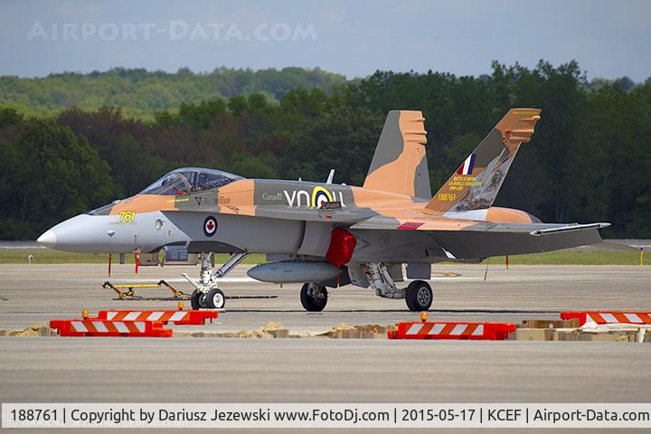 188761, 1986 McDonnell Douglas CF-188A Hornet C/N 417/A346, CAF CF-188 Hornet 188761  from 425 TFS 