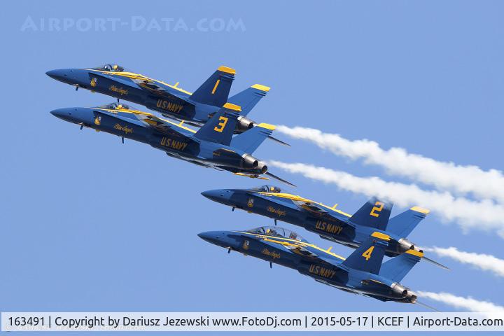 163491, 1988 McDonnell Douglas F/A-18C Hornet C/N 727/C048, F/A-18C Hornet 163491 C/N 0727 from Blue Angels Demo Team  NAS Pensacola, FL