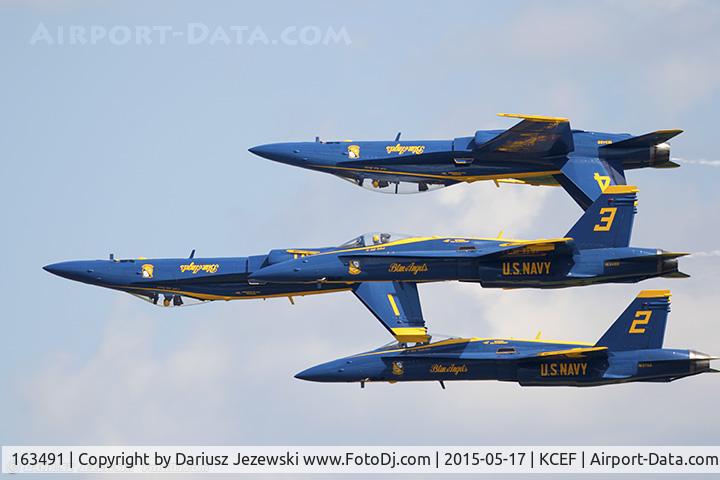 163491, 1988 McDonnell Douglas F/A-18C Hornet C/N 727/C048, F/A-18C Hornet 163491 C/N 0727 from Blue Angels Demo Team  NAS Pensacola, FL