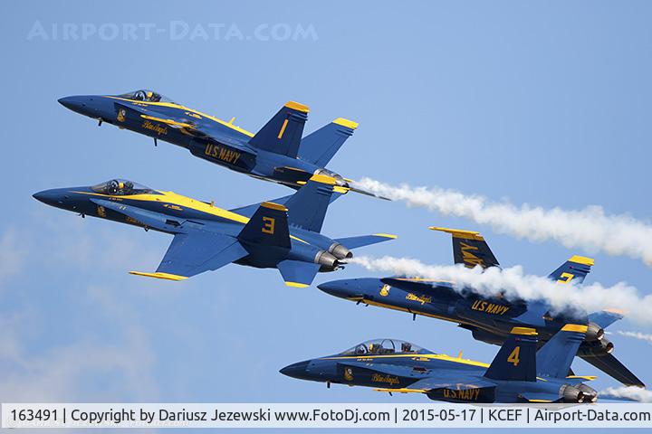 163491, 1988 McDonnell Douglas F/A-18C Hornet C/N 727/C048, F/A-18C Hornet 163491 C/N 0727 from Blue Angels Demo Team  NAS Pensacola, FL