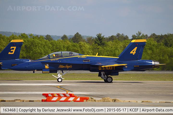 163468, McDonnell Douglas F/A-18D Hornet C/N 0691, F/A-18D Hornet 163468 C/N 0691 from Blue Angels Demo Team  NAS Pensacola, FL