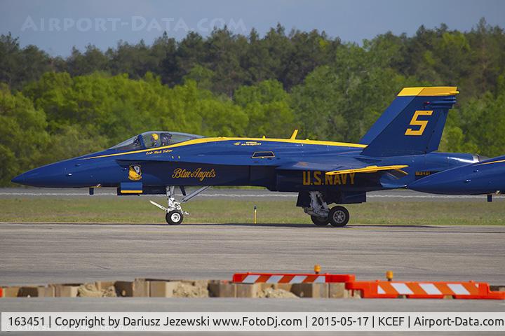 163451, 1988 McDonnell Douglas F/A-18C Hornet C/N 0662/C020, F/A-18C Hornet 163451 C/N 0662 from Blue Angels Demo Team  NAS Pensacola, FL
