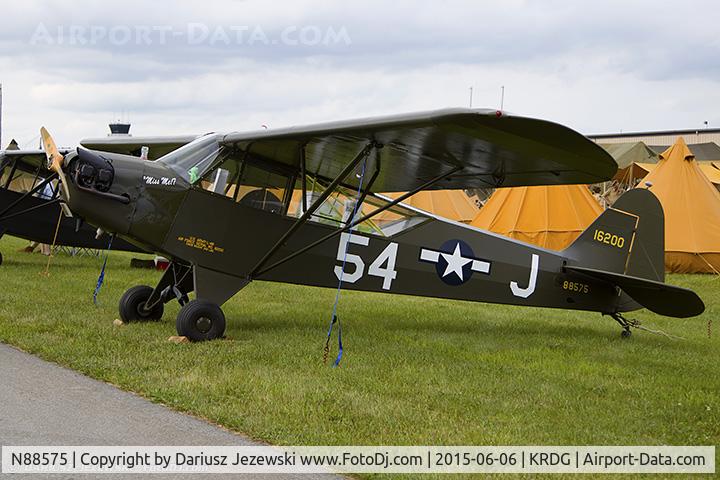 N88575, 1946 Piper J3C-65 Cub Cub C/N 16200, Piper J3C-65  C/N 16200, N88575