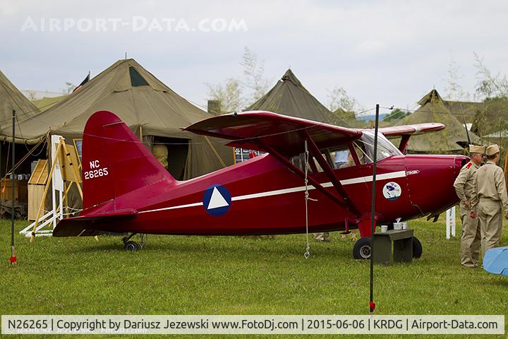 N26265, 1940 Stinson 10 C/N 7552, Stinson 10 C/N 7552, NC26265