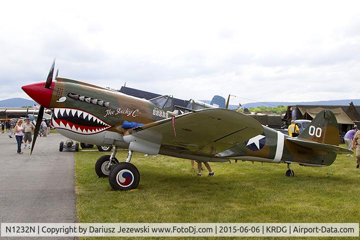 N1232N, 1943 Curtiss P-40N Warhawk C/N 27483, Curtiss P-40M Warhawk 