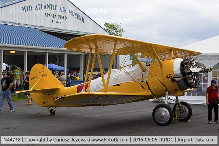 N44718, 1941 Naval Aircraft Factory N3N-3 C/N 2782, Naval Aircraft Factory N3N-3 Yellow Peril  C/N 2782, N44718