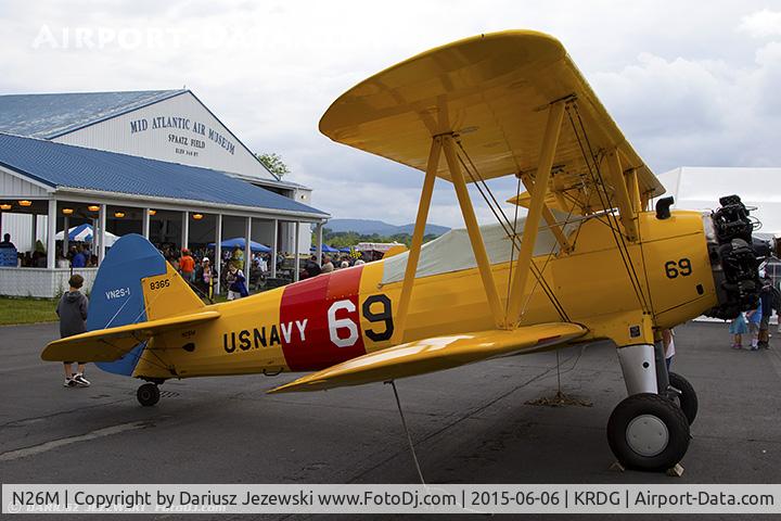 N26M, 1941 Boeing A75N1(PT17) C/N 75-1925, Boeing A75N1 (PT-17) Stearman  C/N 75-1925, N26M