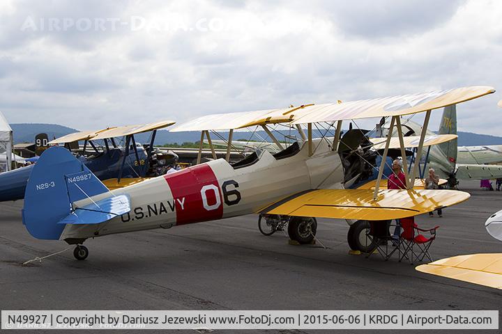 N49927, 1942 Boeing A75N1(PT17) C/N 75-2403, Boeing A75N1 (PT-17) Stearman  C/N 75-2403, N49927