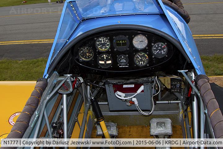 N1777, 1942 Fairchild M-62A C/N T42-3629, Cockpit of Fairchild M-62A  C/N T42-3629, N1777