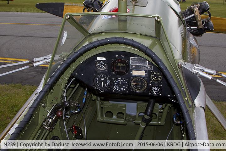 N239, 1943 Ryan ST3KR C/N 1325, Cockpit of Ryan Aeronautical ST-3KR (PT-22)  C/N 1325, N239