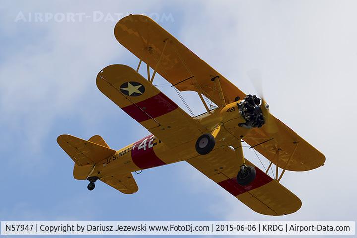 N57947, 1942 Boeing A75N1(PT17) C/N 75-4392, Boeing A-75N1 (PT-17) Stearman C/N 75-4392, N57947