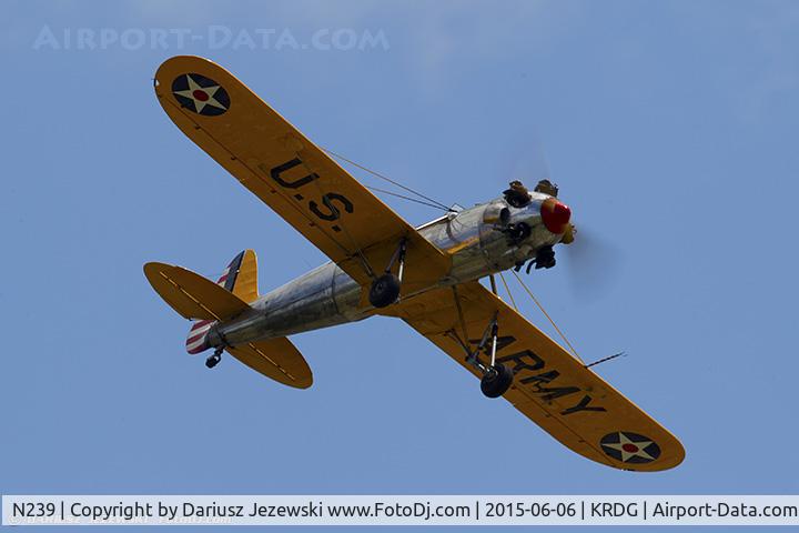 N239, 1943 Ryan ST3KR C/N 1325, Ryan Aeronautical ST-3KR (PT-22) C/N 1325, N239
