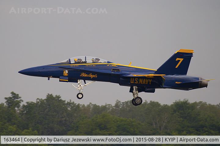 163464, 1988 McDonnell Douglas F/A-18D Hornet C/N 685/D010, F/A-18D Hornet 163464 C/N 0685 from Blue Angels Demo Team  NAS Pensacola, FL