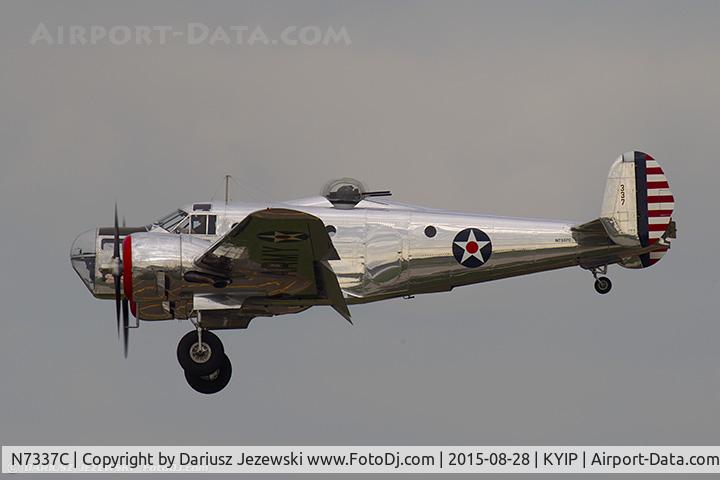 N7337C, 1943 Beech AT-11 Kansan C/N 4597, Beech AT-11 Kansan 