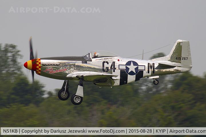N51KB, 1961 North American F-51D Mustang C/N 44-74009, North American F-51D Mustang 