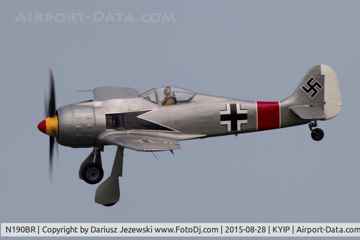 N190BR, Focke-Wulf Fw-190-A8 Replica C/N 005, Focke-Wulf 190 A8  C/N 005, N190BR