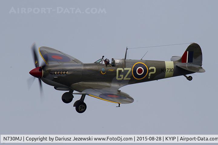 N730MJ, 1943 Supermarine 361 Spitfire HF.IXe C/N CBAF.7243, Supermarine Spitfire Mk IX  C/N CBAF 7243, N730MJ