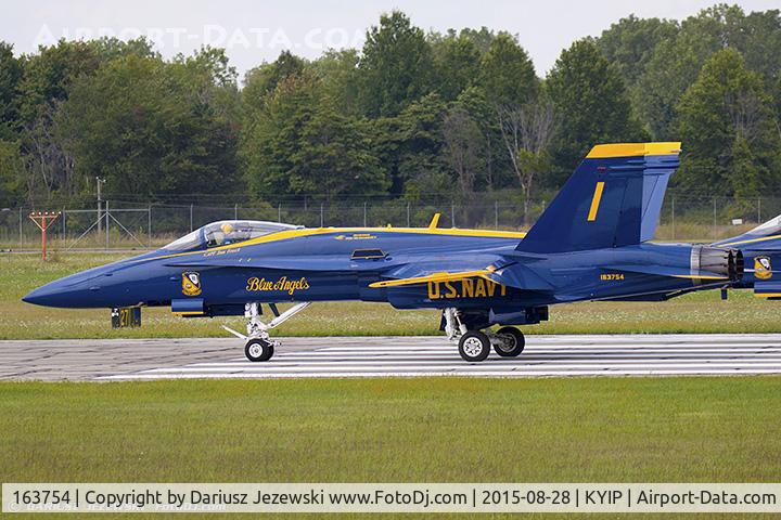 163754, 1989 McDonnell Douglas F/A-18C Hornet C/N 0829/C112, F/A-18C Hornet 163754 C/N 0817 from Blue Angels Demo Team  NAS Pensacola, FL