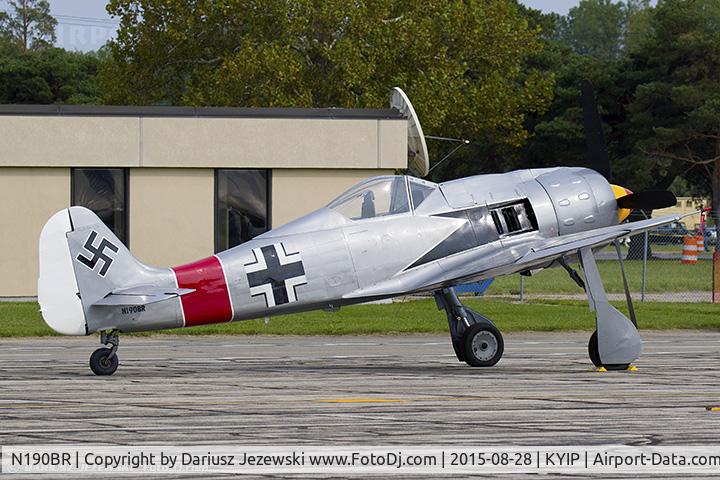 N190BR, Focke-Wulf Fw-190-A8 Replica C/N 005, Focke-Wulf 190 A8  C/N 005, N190BR