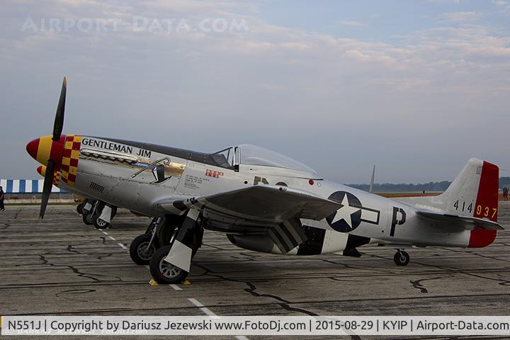 N551J, 1957 North American P-51D Mustang C/N 44-74230, North American P-51D Mustang 