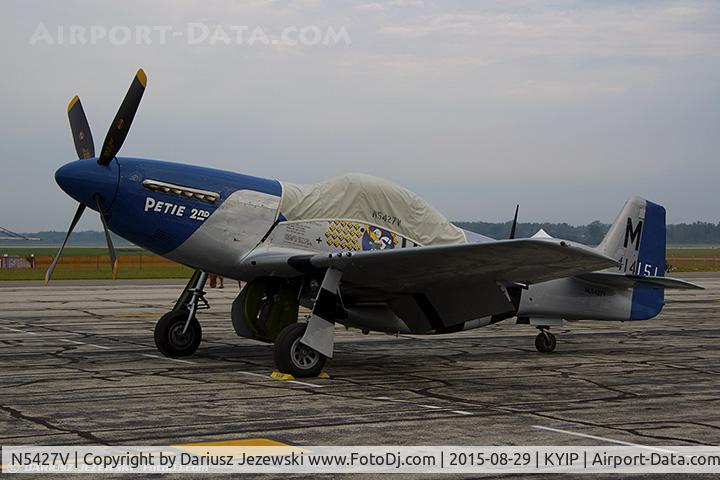N5427V, 1944 North American F-51D Mustang C/N 44-72942, North American F-51D Mustang 