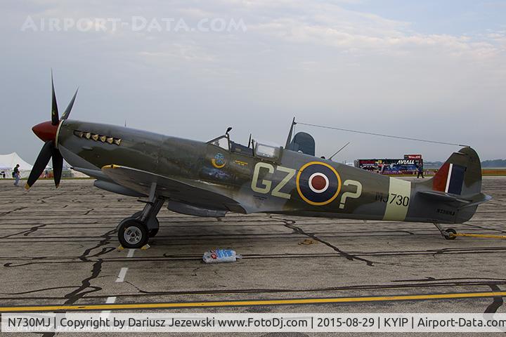 N730MJ, 1943 Supermarine 361 Spitfire HF.IXe C/N CBAF.7243, Supermarine Spitfire Mk IX  C/N CBAF 7243, N730MJ