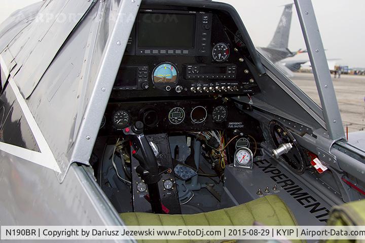 N190BR, Focke-Wulf Fw-190-A8 Replica C/N 005, Cockpit of Focke-Wulf 190 A8  C/N 005, N190BR