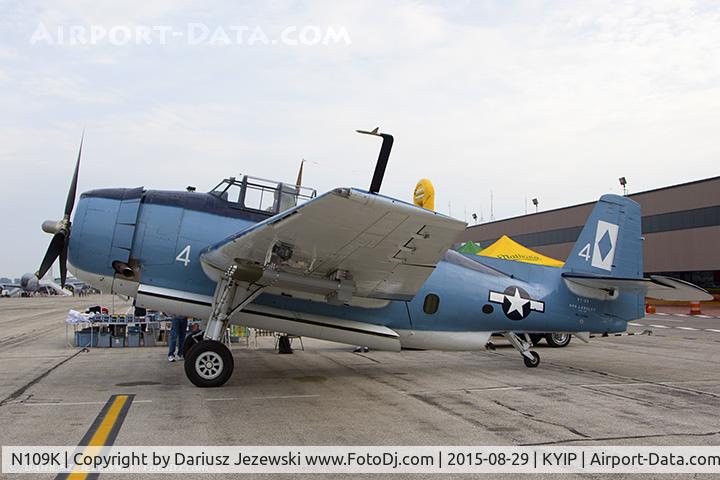 N109K, 1945 Grumman TBM-3 Avenger C/N 3800, Grumman TBM-3 Avenger  C/N 3800, NL109K