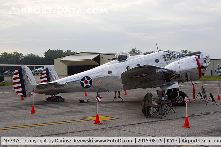 N7337C, 1943 Beech AT-11 Kansan C/N 4597, Beech AT-11 Kansan 