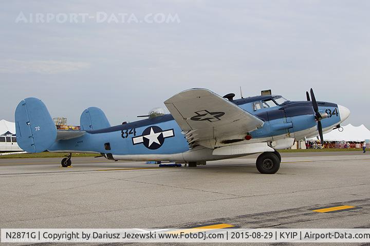 N2871G, Consolidated Vultee P4Y-2 Privateer C/N 66302, Consolidated Vultee P4Y-2 Privateer  C/N 66302, N2871G