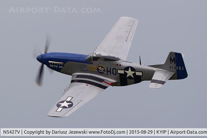 N5427V, 1944 North American F-51D Mustang C/N 44-72942, North American F-51D Mustang 
