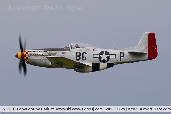 N551J, 1957 North American P-51D Mustang C/N 44-74230, North American P-51D Mustang 