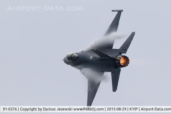 91-0376, 1991 General Dynamics F-16C Fighting Falcon C/N CC-74, F-16CJ Fighting Falcon 91-0376 SW from 77th FS 