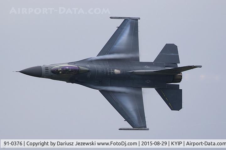 91-0376, 1991 General Dynamics F-16C Fighting Falcon C/N CC-74, F-16CJ Fighting Falcon 91-0376 SW from 77th FS 