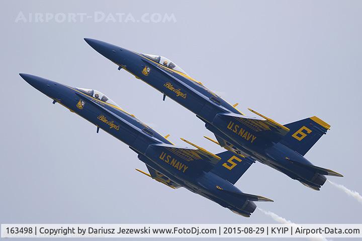163498, 1988 McDonnell Douglas F/A-18C Hornet C/N 0737/C053, F/A-18C Hornet 163498 C/N 0737 from Blue Angels Demo Team  NAS Pensacola, FL