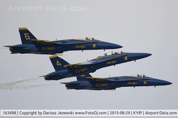 163498, 1988 McDonnell Douglas F/A-18C Hornet C/N 0737/C053, F/A-18C Hornet 163498 C/N 0737 from Blue Angels Demo Team  NAS Pensacola, FL