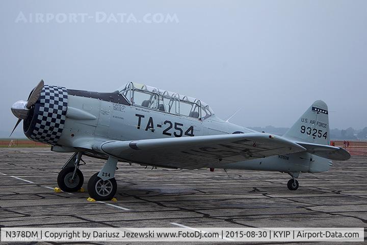 N378DM, 1949 North American T-6G Texan C/N 168-358, North American T-6G Texan  C/N 49-3254, N378DM