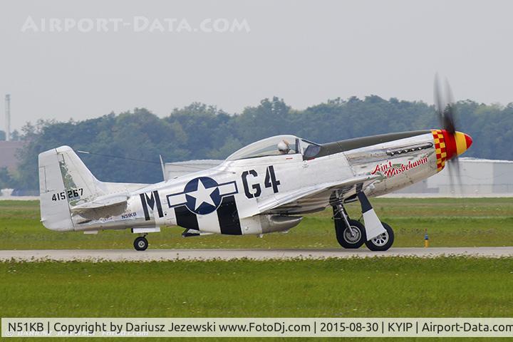 N51KB, 1961 North American F-51D Mustang C/N 44-74009, North American F-51D Mustang 